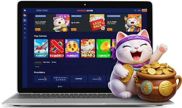 ManekiSpin Casino Review Desktop